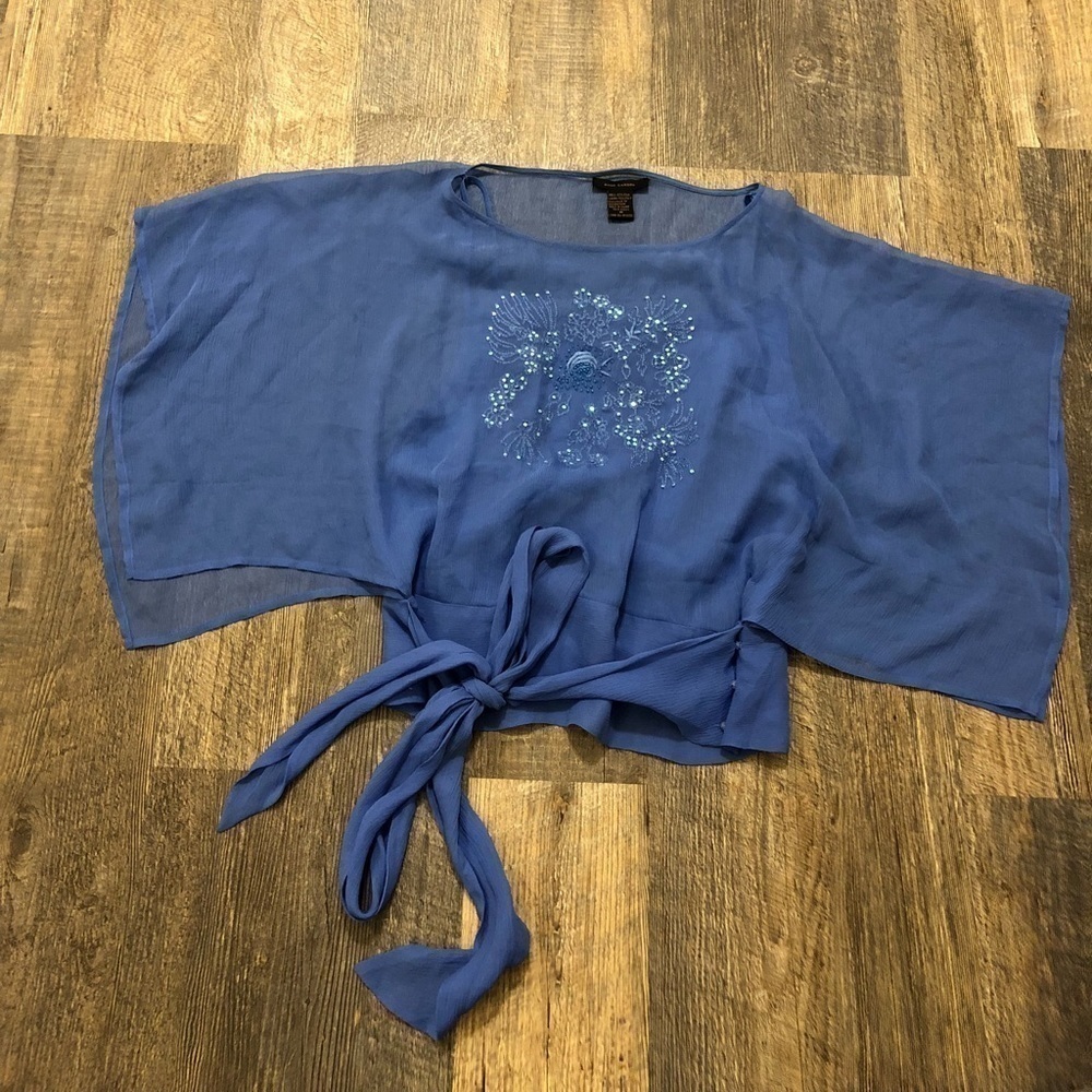 Anne Carson flowy‎ blouse